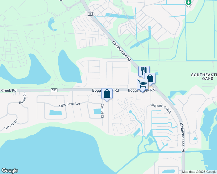 map of restaurants, bars, coffee shops, grocery stores, and more near 14986 Fells Lane in Orlando