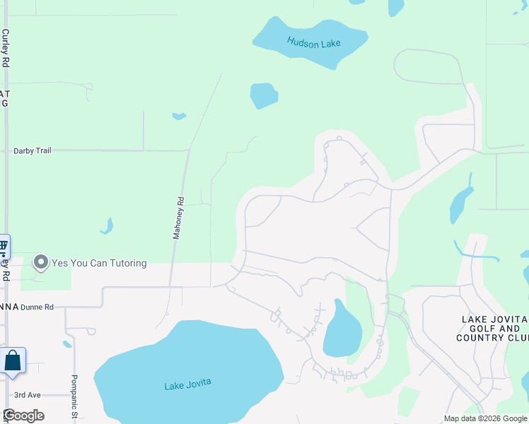 map of restaurants, bars, coffee shops, grocery stores, and more near 13330 Thoroughbred Drive in Dade City