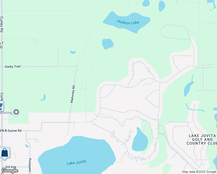 map of restaurants, bars, coffee shops, grocery stores, and more near 13330 Thoroughbred Drive in Dade City