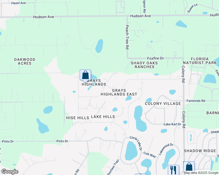 map of restaurants, bars, coffee shops, grocery stores, and more near 3329 Hickory Nut Street in Hudson