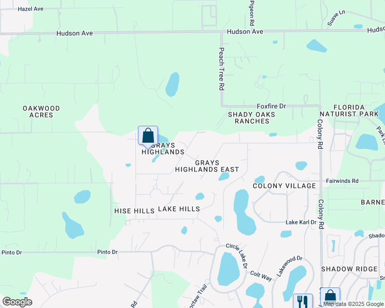 map of restaurants, bars, coffee shops, grocery stores, and more near 3329 Hickory Nut Street in Hudson