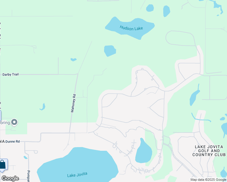 map of restaurants, bars, coffee shops, grocery stores, and more near 13330 Thoroughbred Drive in Dade City
