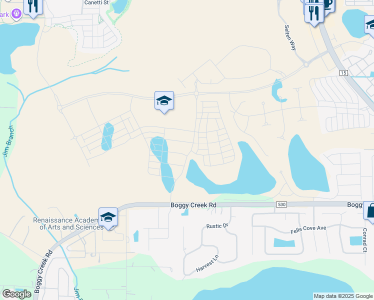 map of restaurants, bars, coffee shops, grocery stores, and more near 4600-4620 Boggy Creek Road in Kissimmee