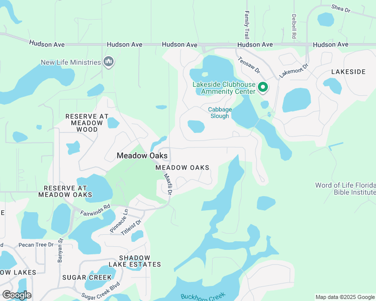 map of restaurants, bars, coffee shops, grocery stores, and more near 13424 Knotty Lane in Hudson
