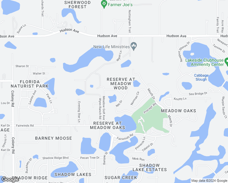 map of restaurants, bars, coffee shops, grocery stores, and more near 12840 Payne Stewart Way in Hudson
