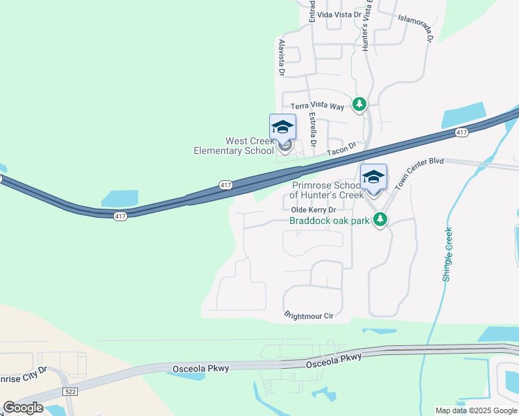 map of restaurants, bars, coffee shops, grocery stores, and more near 6031 Fender Court in Orlando