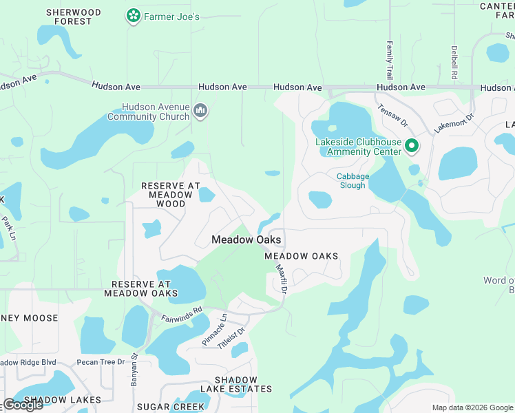 map of restaurants, bars, coffee shops, grocery stores, and more near 13235 Golf Ridge Place in Hudson