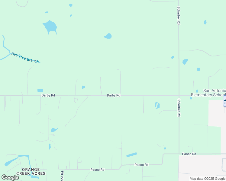 map of restaurants, bars, coffee shops, grocery stores, and more near 31417 Darby Road in Dade City
