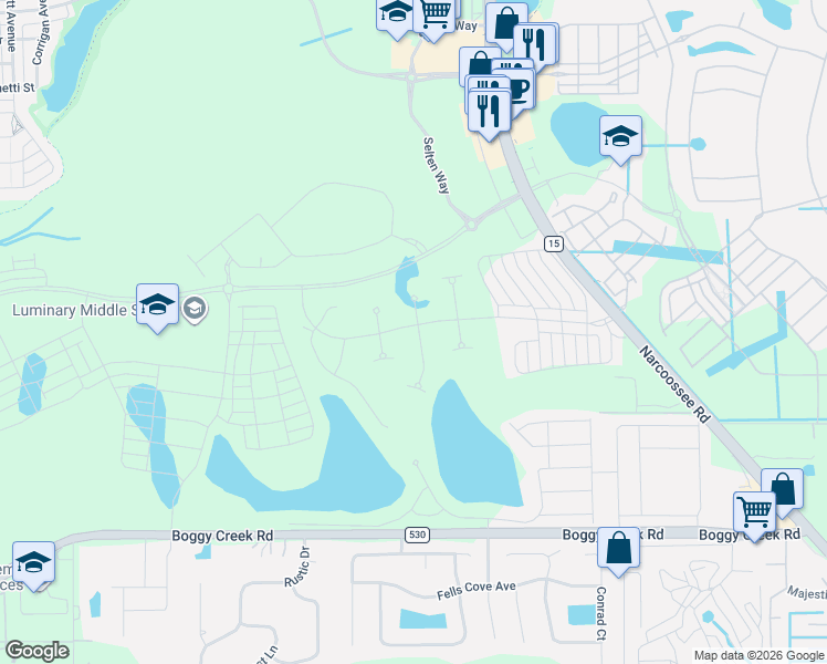 map of restaurants, bars, coffee shops, grocery stores, and more near 13712 Haulover Beach Ln in Orlando