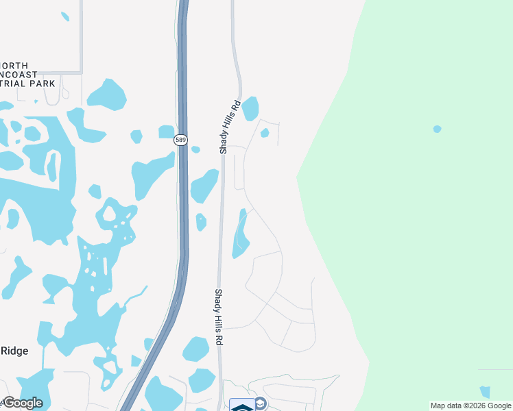 map of restaurants, bars, coffee shops, grocery stores, and more near 13682 Canyon Ridge Road in Shady Hills