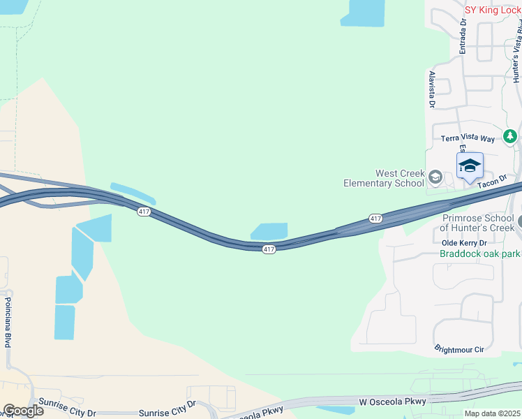 map of restaurants, bars, coffee shops, grocery stores, and more near Central Florida GreeneWay in Orlando