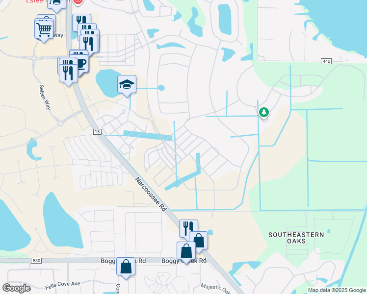 map of restaurants, bars, coffee shops, grocery stores, and more near 13037 Stanthorne Avenue in Orlando