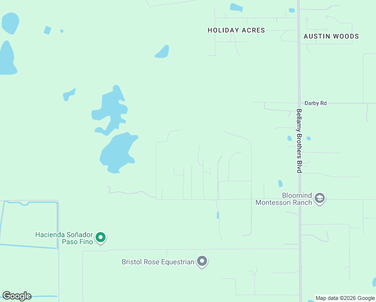 map of restaurants, bars, coffee shops, grocery stores, and more near 27133 Miller Road in Dade City