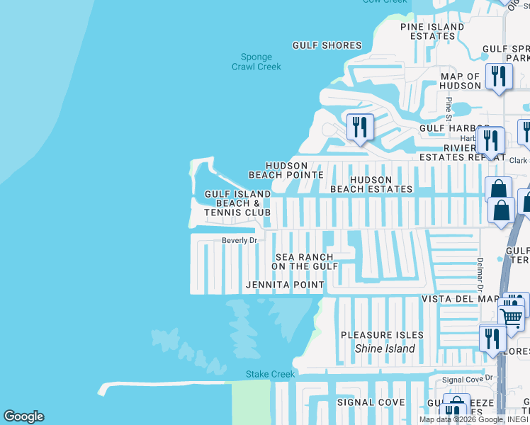 map of restaurants, bars, coffee shops, grocery stores, and more near 13801 Celida Avenue in Hudson