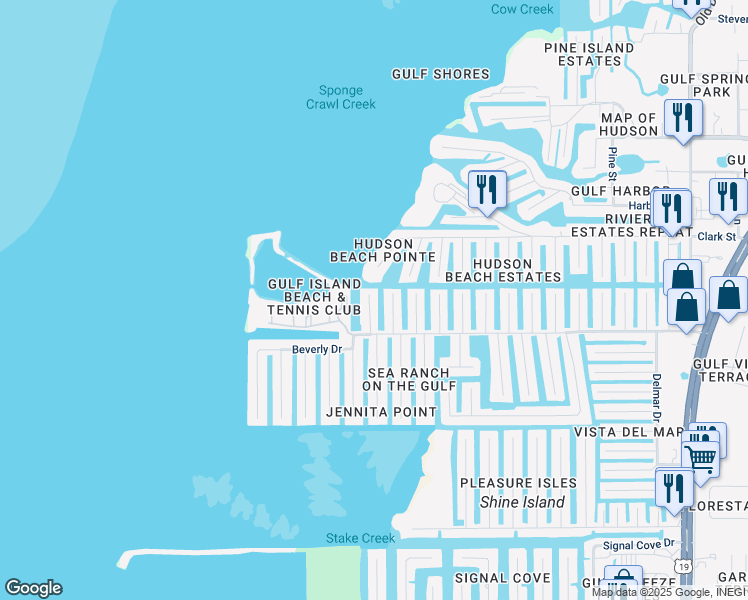 map of restaurants, bars, coffee shops, grocery stores, and more near 13816 Celida Avenue in Hudson