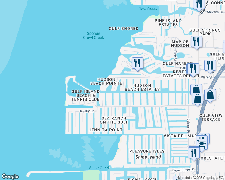 map of restaurants, bars, coffee shops, grocery stores, and more near 13839 Hatcher Ave in Hudson