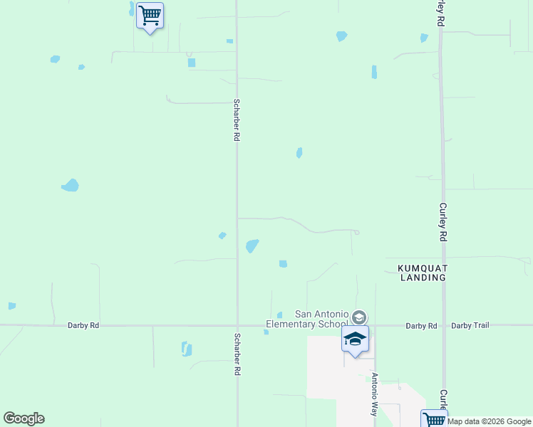 map of restaurants, bars, coffee shops, grocery stores, and more near 32103 Rusty Creek Trail in Dade City