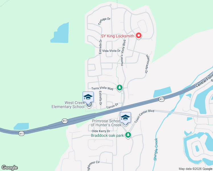 map of restaurants, bars, coffee shops, grocery stores, and more near 5004 Marbella Isle Drive in Orlando