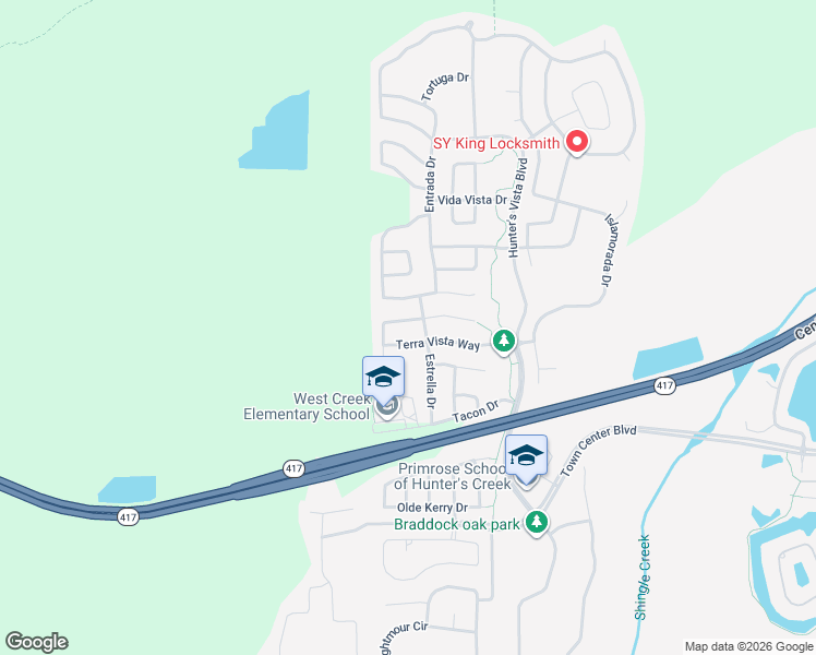 map of restaurants, bars, coffee shops, grocery stores, and more near 5110 Marbella Isle Drive in Orlando