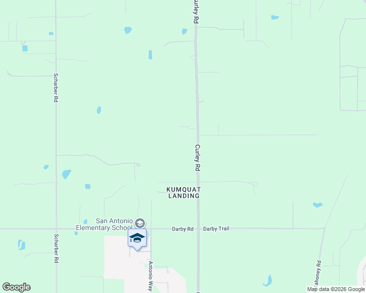 map of restaurants, bars, coffee shops, grocery stores, and more near 13921 Curley Road in Dade City