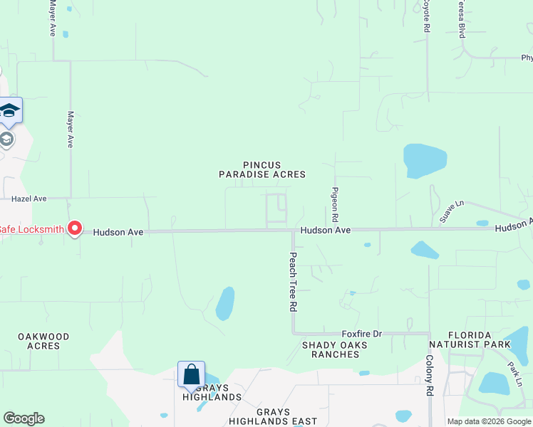 map of restaurants, bars, coffee shops, grocery stores, and more near 14013 Bream Drive in Hudson