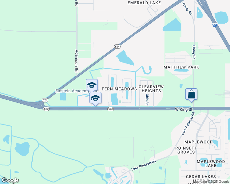 map of restaurants, bars, coffee shops, grocery stores, and more near 822 Cressa Circle in Cocoa