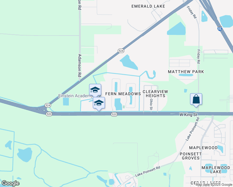 map of restaurants, bars, coffee shops, grocery stores, and more near 822 Cressa Circle in Cocoa