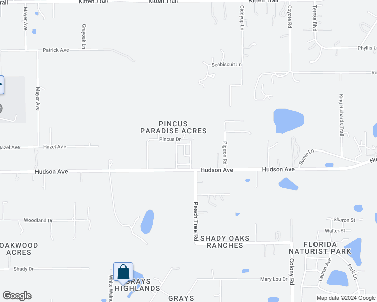 map of restaurants, bars, coffee shops, grocery stores, and more near 14014 Bluegill Lane in Hudson