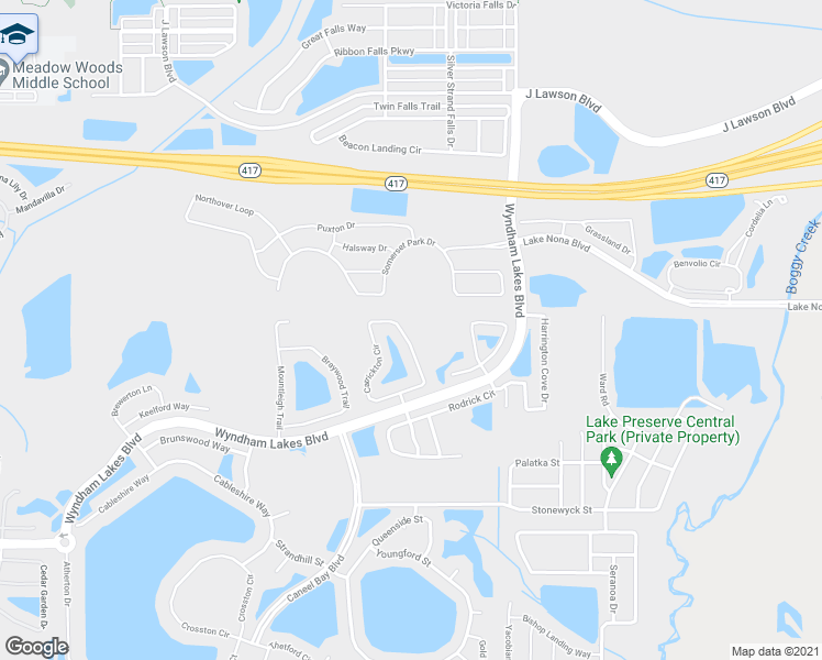 map of restaurants, bars, coffee shops, grocery stores, and more near 2772 Carrickton Circle in Orlando