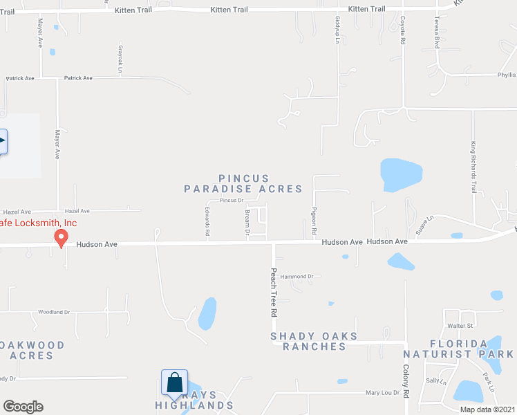 map of restaurants, bars, coffee shops, grocery stores, and more near 11417 Perch Street in Hudson