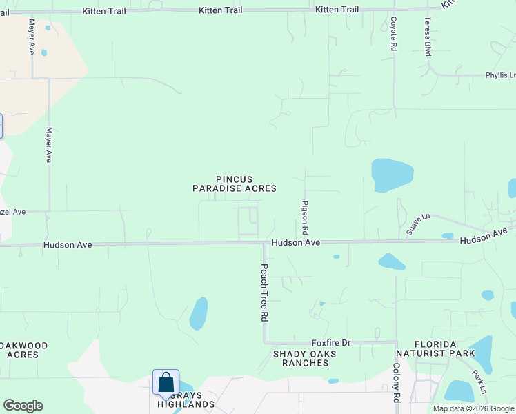 map of restaurants, bars, coffee shops, grocery stores, and more near 14028 Bluegill Lane in Hudson