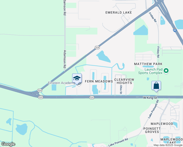 map of restaurants, bars, coffee shops, grocery stores, and more near 721 Cressa Circle in Cocoa
