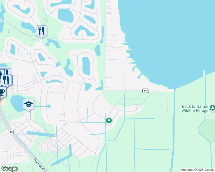 map of restaurants, bars, coffee shops, grocery stores, and more near 11101 Tindall Road in Orlando