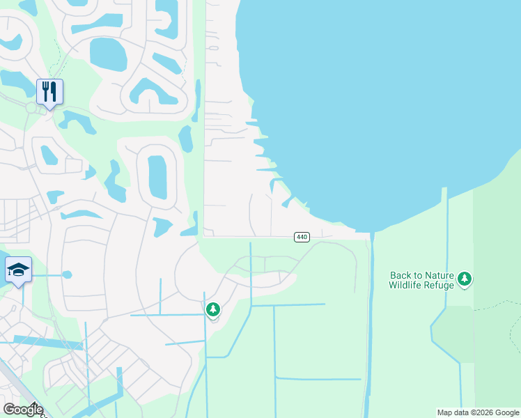 map of restaurants, bars, coffee shops, grocery stores, and more near 11205 Tindall Road in Orlando