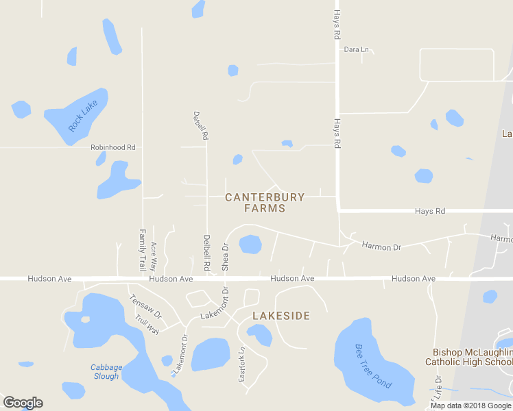 map of restaurants, bars, coffee shops, grocery stores, and more near 14134 Chesterfield Trail in Hudson