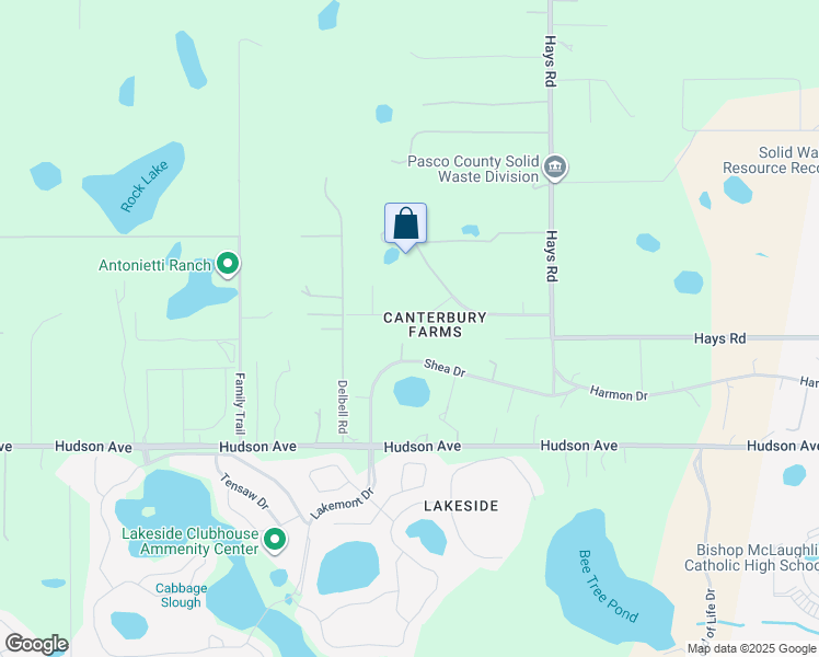 map of restaurants, bars, coffee shops, grocery stores, and more near 14134 Chesterfield Trail in Hudson