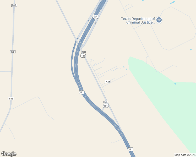 map of restaurants, bars, coffee shops, grocery stores, and more near 319 County Road 426 in Beeville