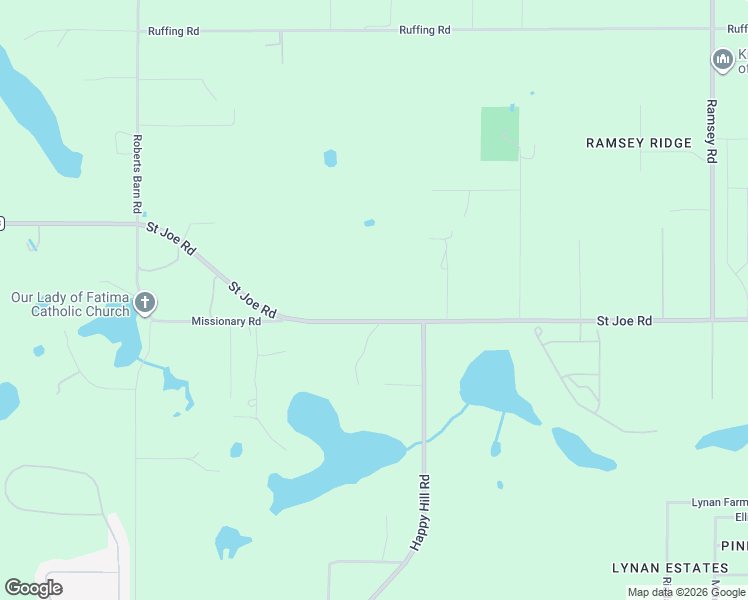 map of restaurants, bars, coffee shops, grocery stores, and more near 35041 Saint Joe Road in Dade City
