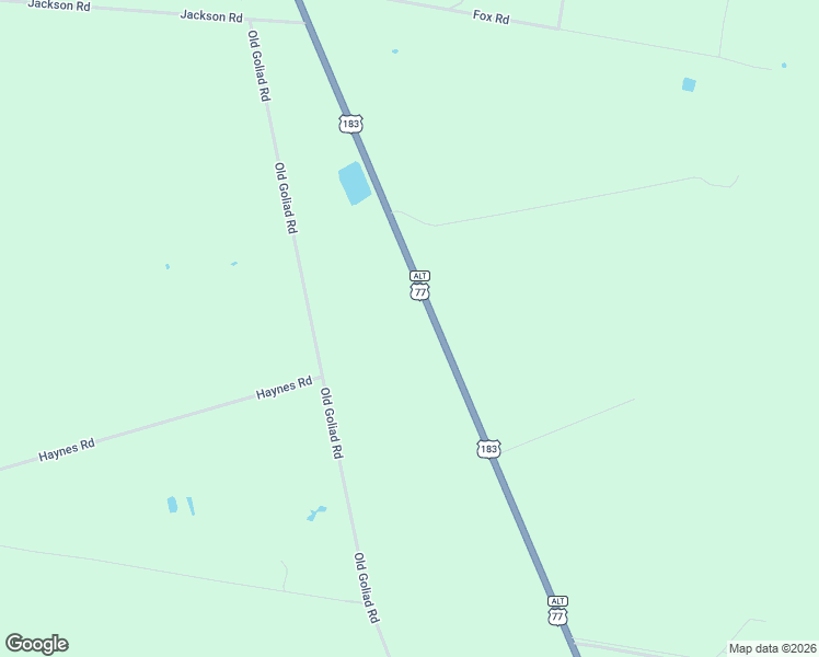 map of restaurants, bars, coffee shops, grocery stores, and more near 294 Jackson Road in Refugio