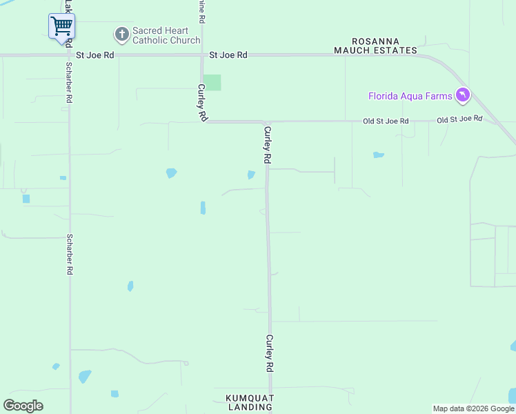 map of restaurants, bars, coffee shops, grocery stores, and more near 14435 Curley Road in Dade City