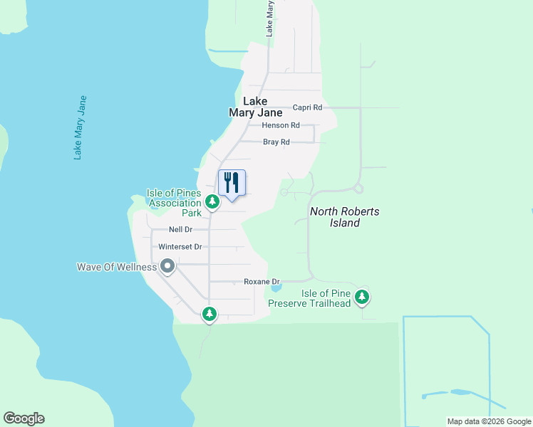 map of restaurants, bars, coffee shops, grocery stores, and more near 14425 Flo Road in Orlando