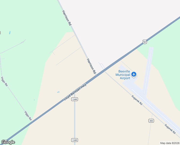 map of restaurants, bars, coffee shops, grocery stores, and more near 3521 Pvt 3004 in Beeville