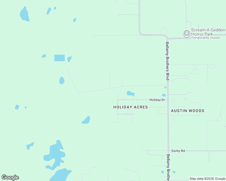 map of restaurants, bars, coffee shops, grocery stores, and more near 14431 Lazee Lane in Dade City