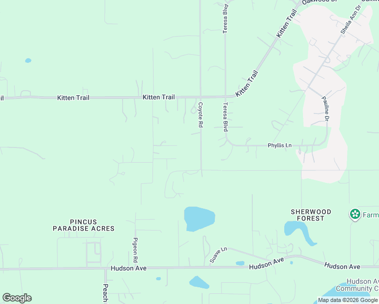 map of restaurants, bars, coffee shops, grocery stores, and more near 14651 Coyote Road in Hudson