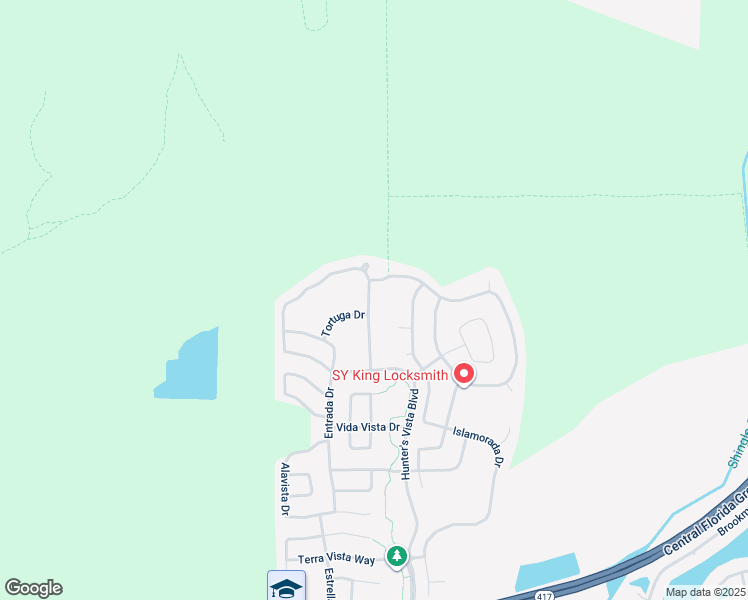 map of restaurants, bars, coffee shops, grocery stores, and more near 5333 Los Palma Vista Drive in Orlando