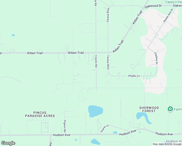 map of restaurants, bars, coffee shops, grocery stores, and more near 14651 Coyote Road in Hudson