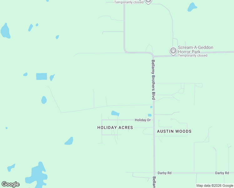 map of restaurants, bars, coffee shops, grocery stores, and more near 27341 Ernest Croft Road in Dade City