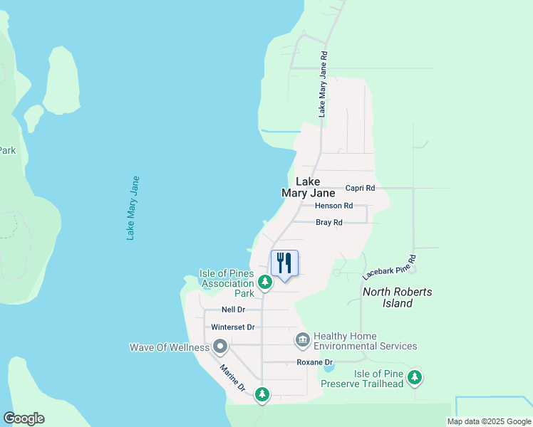 map of restaurants, bars, coffee shops, grocery stores, and more near 13446 Lake Mary Jane Road in Orlando