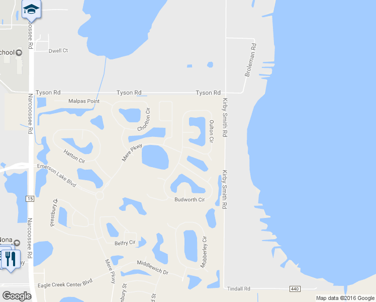 map of restaurants, bars, coffee shops, grocery stores, and more near 12524 Oulton Circle in Orlando