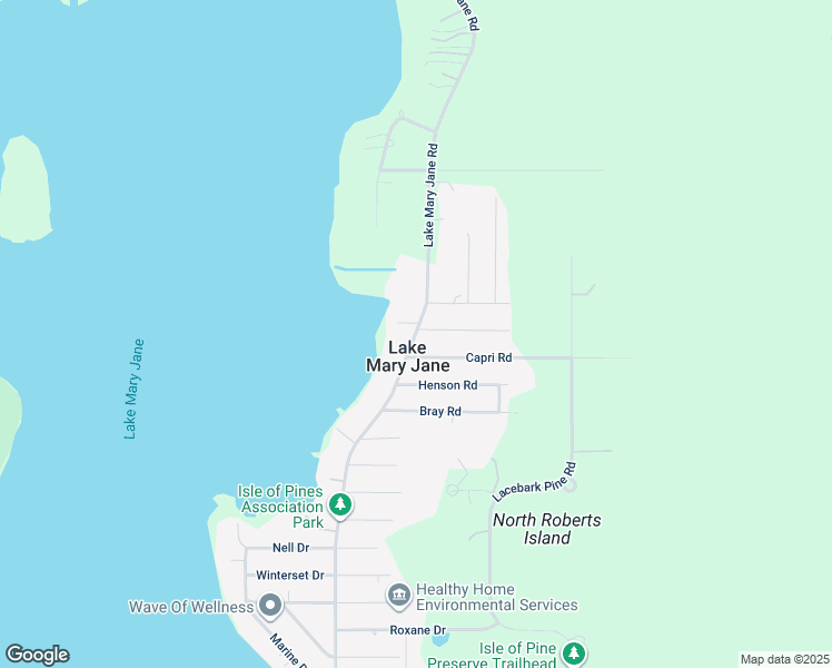 map of restaurants, bars, coffee shops, grocery stores, and more near in Lake Mary Jane